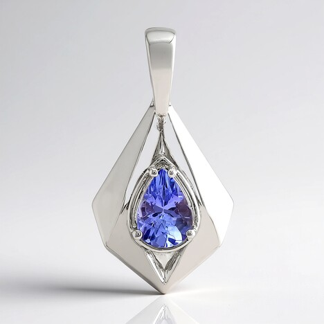 Ciondolo in argento con Tanzanite (Pallanova)