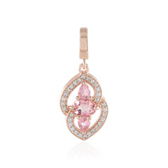 Ciondolo in argento con Tormalina Rosa Nigeriana