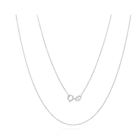 Platinhalskette, ca. 50,5 cm, ca. 1,9 g