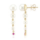 9K Akoya Pearl Gold Earrings (Michelle Albala)