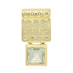 Ciondolo in argento con Ametista Verde (MONOSONO COLLECTION)