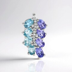 Ciondolo in argento con Zircone Ratanakiri