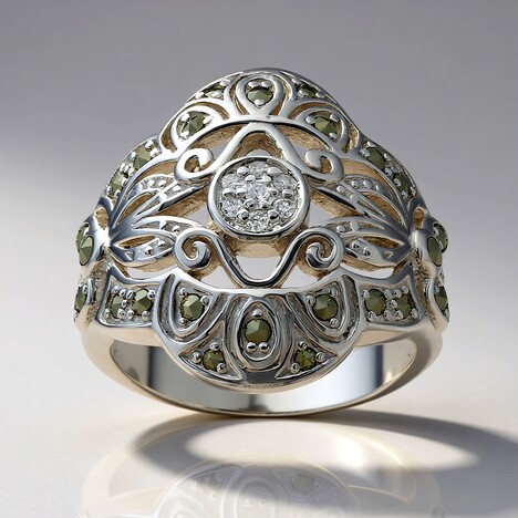 Anello in argento con Marcassite (Annette classic)