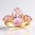 Anello in argento con Kunzite