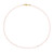 Collar en plata con Cuarzo rosa