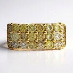Anello in oro con Diamante Fancy I1 (CIRARI)