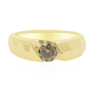 SI2 Argyle-Schokoladen-Diamant-Goldring (de Melo)
