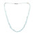 Aquamarin-Silberhalskette