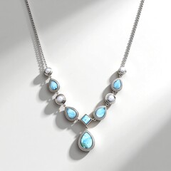 Collana in argento con Larimar