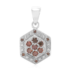 Pendentif en argent et Diamant fantaisie