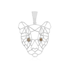 Ciondolo in oro con Diamante Champagne I2 (Ornaments by de Melo)