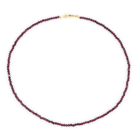 Collar en plata con Granate de Mozambique