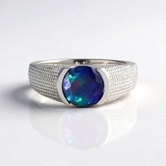 Anello in argento con Opale Mezezo (de Melo)