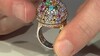 Zilveren ring met tanzanieten (Gems en Vogue)