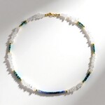 Collana in argento con Quarzo Bianco