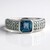 Anello in oro con Topazio Blu Londra (KM by Juwelo)