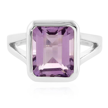Anello in argento con Ametista Rose de France