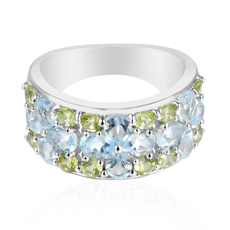 Edelstein-Silberring