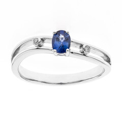 Blauer Ceylon-Saphir-Goldring