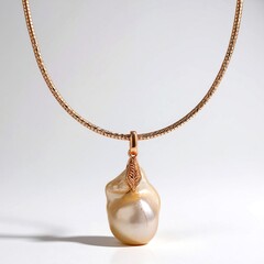 Collana in argento con Perla Ming
