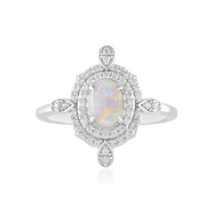 Australischer Opal-Silberring