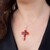 Collana in argento con Agata Rossa (Gems en Vogue)