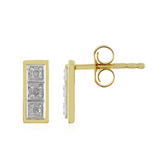 I4 (J) Diamant-Silberohrringe