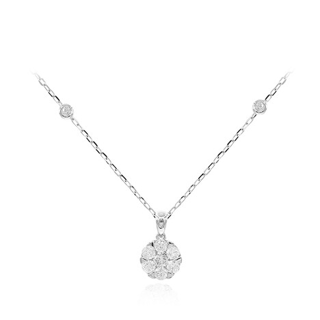 Gouden halsketting met een I1 (H) Diamant (CIRARI)