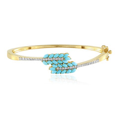 Sleeping Beauty-Türkis-Silberarmreif (Faszination Türkis)