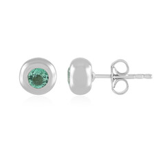 Orecchini in argento con Smeraldo Colombiano