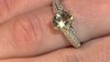 Anillo en oro con Diáspora de color cambiante