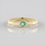 Anello in argento con Smeraldo Colombiano