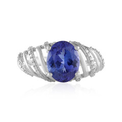 Bague en or et Tanzanite AAA (de Melo)