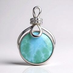 Ciondolo in argento con Larimar