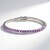 Bracciale in argento con Ametista Boliviana