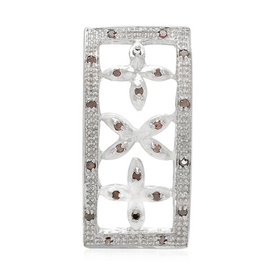 Pendentif en argent et Diamant fantaisie