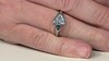 Zilveren ring met een hemel-blauwe topaas