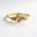 Bague en or et Diamant champagne I2 (de Melo Gold)
