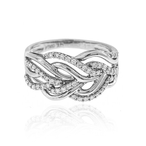 Platina ring met Loepzuivere (F) Diamanten (LUCENT DIAMONDS)