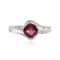 Anello in argento con Granato Malawi