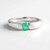 Anello in argento con Smeraldo Colombiano