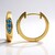 Orecchini in oro con Haüyne