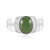 Zilveren ring met een Canadese jade