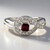 Anello in argento con Rodolite