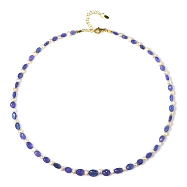 Tanzanite Silver Necklace
