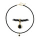 Collana in argento con Spinello Nero