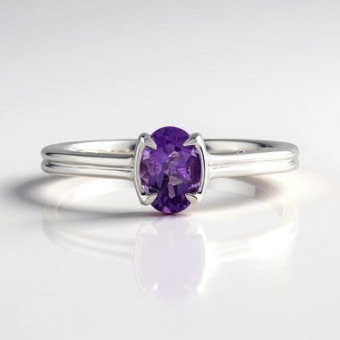 Uruguay-Amethyst-Silberring