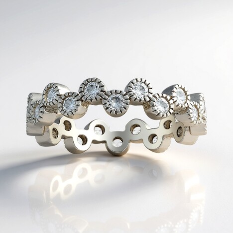 Anello in argento con Zircone