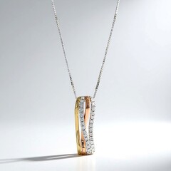 Collana in oro con Diamante SI1 (H)