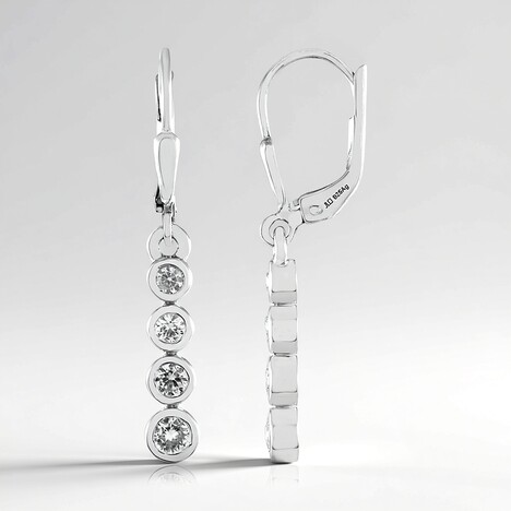 Orecchini in argento con Zircone